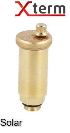 Afriso 3/8" автоматический воздухоотводчик для солнечных систем, латунь, без отсечного клапана Афризо 77900 77900 фото
