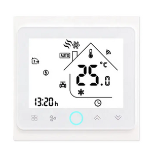 Терморегулятор для фанкойлу з WiFi управлінням Tervix WiFi Fancoil Thermostat термостат (на 2 труби) 114511 114511 фото