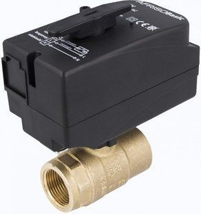 Afriso BEV 1 1/4" DN32, kvs 100, 230В АС, н/з 2 точки двухходовой шаровый клапан с приводом зонный зональный 9021400 фото