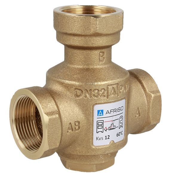 Клапан Afriso ATV555 55&deg;C DN 32 Rp 1 1/4" Kvs 9 триходовий термічний антиконденсационный Афризо 1655510 1655510 фото
