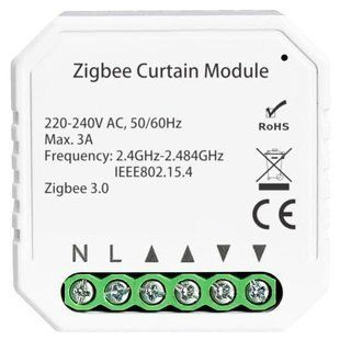 Умный модуль для управления роллетами /карнизами Tervix ZigBee Roller Blind/Curtain Controller 437121 437121 фото