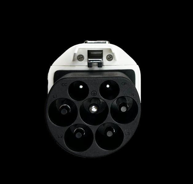Кабель зарядки Tervix GBT на Type 2 22 кВт, 32A, 3 фази, АС, кабель 5м для електромобілів 674222 фото