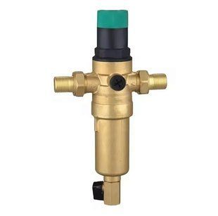 Фільтр самопромивний із редуктором 1/2", латунна колба, Tervix Pro Line WD 365012 365012 фото