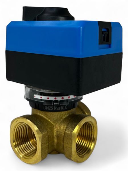 Комплект 3-ходовой смесительный клапан RMV DN20 Rp3/4" Tervix + Привод электрический 3-точки AMV 293411 293411 фото
