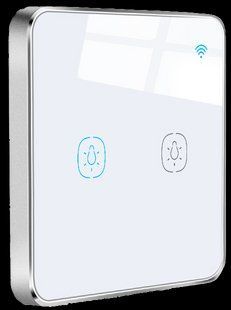 Розумна сенсорна кнопка-вимикач Tervix Pro Line ZigBee Touch Switch (2 клавіші), на батар. 433031 433031 фото