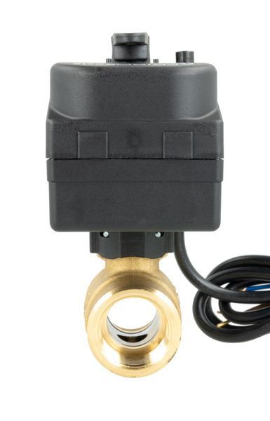 Клапан 3/4"с приводомAfriso BEV DN20, kvs 45, 230В АС, н/з, 2 точки двухходовой шаровый клапан зонный 9021200 9021200 фото
