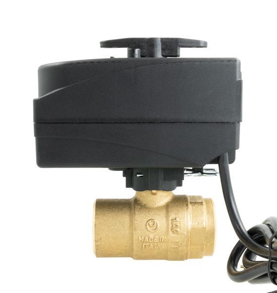 Клапан 3/4"с приводомAfriso BEV DN20, kvs 45, 230В АС, н/з, 2 точки двухходовой шаровый клапан зонный 9021200 9021200 фото