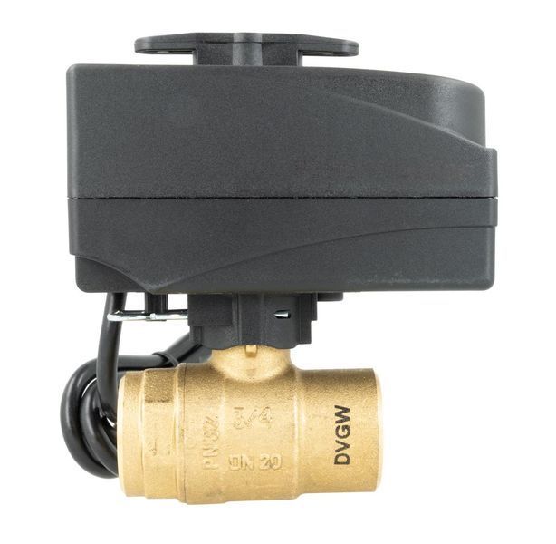 Клапан 3/4"с приводомAfriso BEV DN20, kvs 45, 230В АС, н/з, 2 точки двухходовой шаровый клапан зонный 9021200 9021200 фото