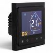 Терморегулятор з ZigBee управлінням Tervix для водяної / електричної теплої підлоги, термостат чорний 117140