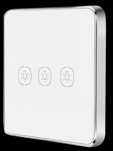 Розумний будинок: ZigBee вимикач Tervix Pro Line ZigBee Touch Switch (3 клавіші), без нуля 438131 фото
