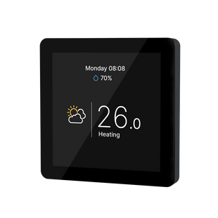 Кімнатний сенсорний термостат з WiFi управлінням Tervix Pro Line WiFi TouchScreen Thermostat (котел), чорний 114350 114350 фото