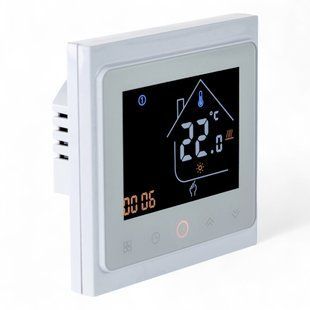 Терморегулятор ZigBee для газових і електричних котлів, програмований. Кімнатний термостат 117341 117341 фото