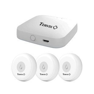 Система сповіщення про затоплення Tervix ZigBee (3 датчики), антипотоп, захист від затоплення, протікання води, потопу 18854 фото
