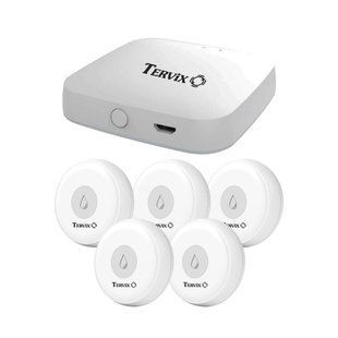 Система сповіщення про затоплення Tervix ZigBee (5 датчиків), антипотоп, захист від затоплення, протікання води, потопу 18858 фото