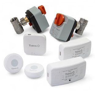 Система захисту від потопу на 2 труби 3/4" для розумного будинку Tervix ZigBee Water Stop Premium антипотоп 4922622 4922621 фото
