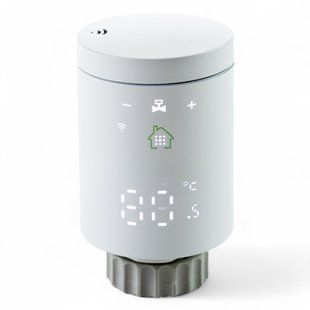Терморегулятор для радіатора бездротовий Tervix ProLine EVA2 ZigBee (термоголовка) на батарейках 228731 228731 фото