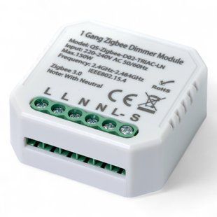 Выключатель - регулятор Tervix Pro Line ZigBee Dimmer (1 клавиша) реле для скрытого монтажа 435121 фото
